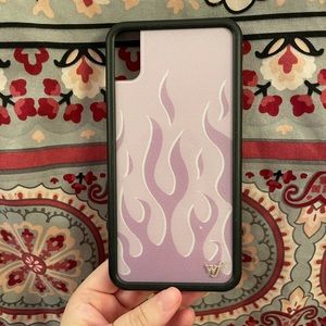 iPhone XS Max wildflower flames case